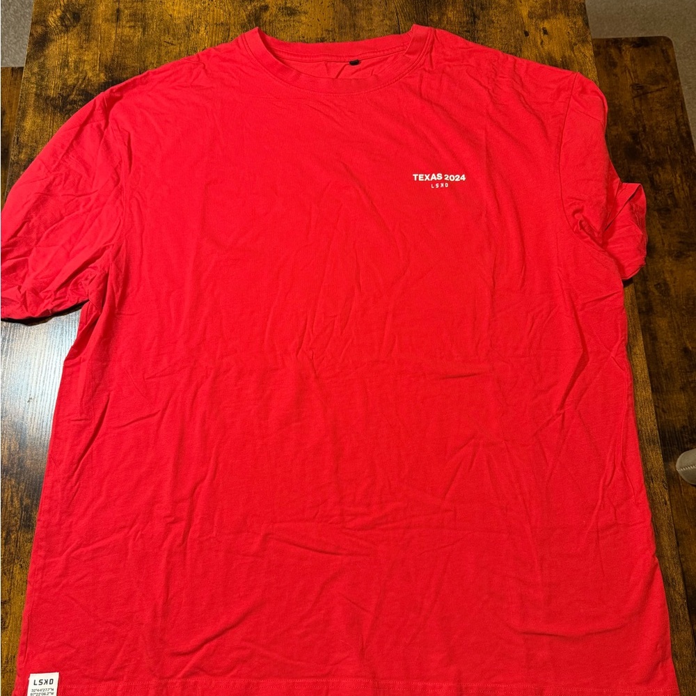 Vibrant Red Men's Short Sleeve Tee